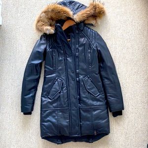 Rudsak Leather Down Jacket